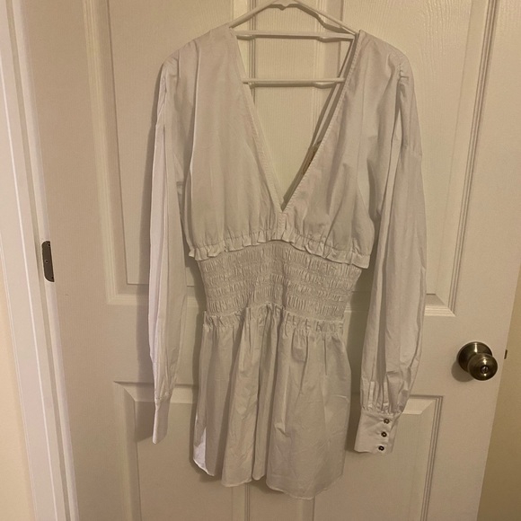 🎉HP🎉NWT Ramy Brook Bythe Smocked Mini Dress - Picture 5 of 7